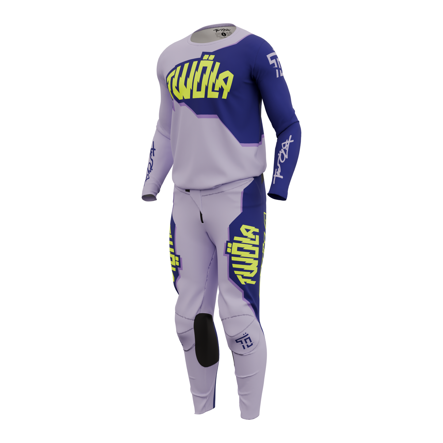 BREED PURPLE PINK GREEN FLUO