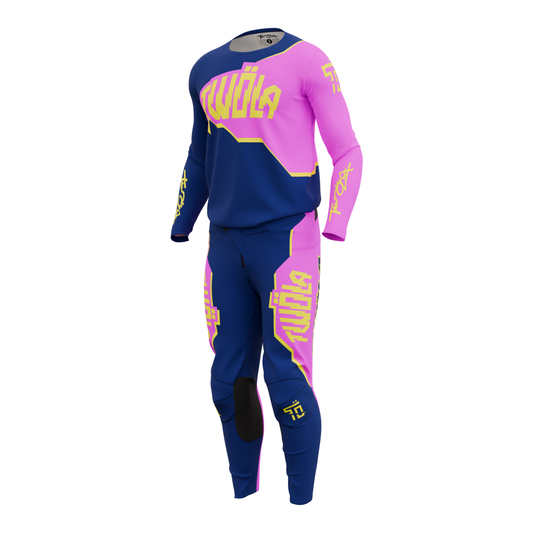 BREED BLUE PINK YELLOW