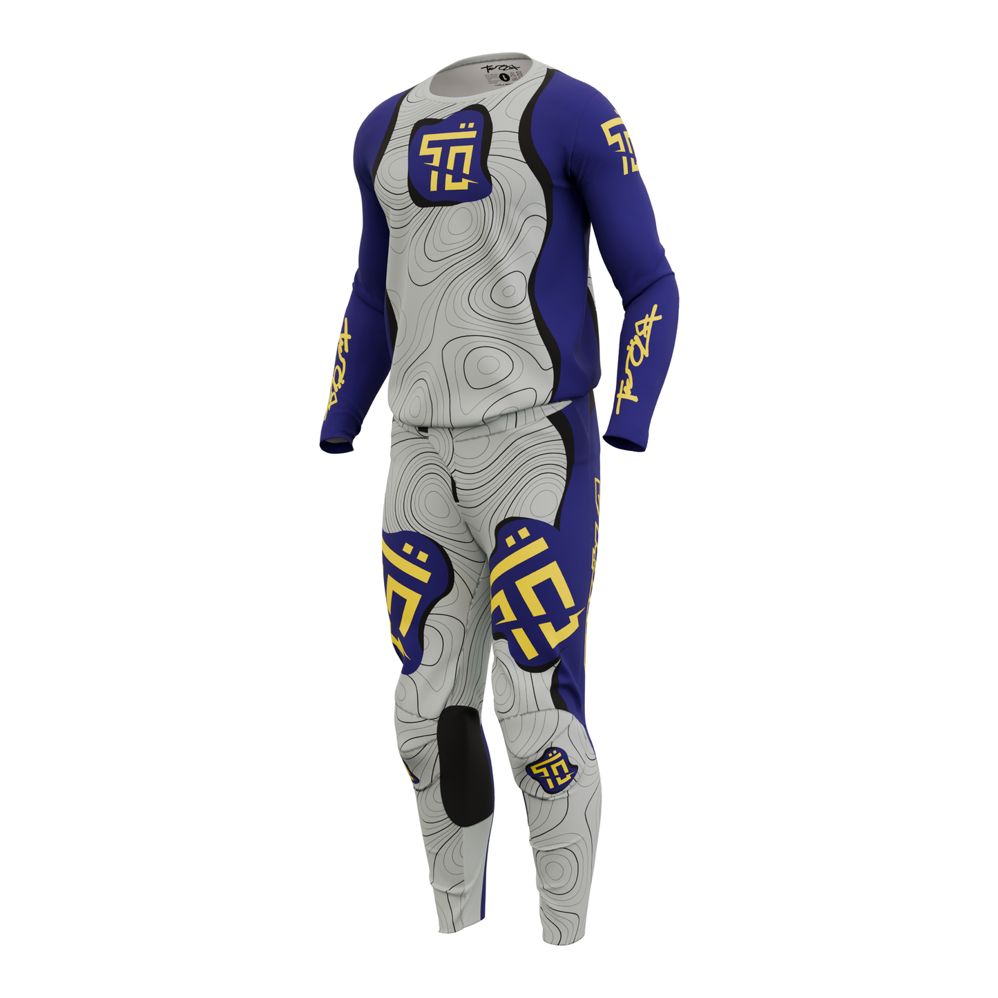 WAVE GREY PURPLE YELLOW