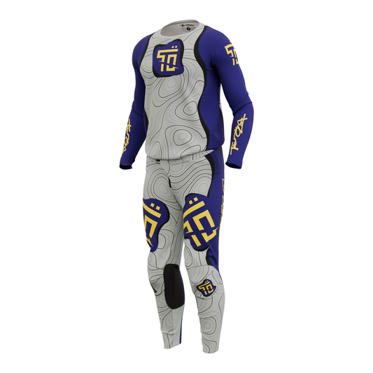 WAVE GREY PURPLE YELLOW