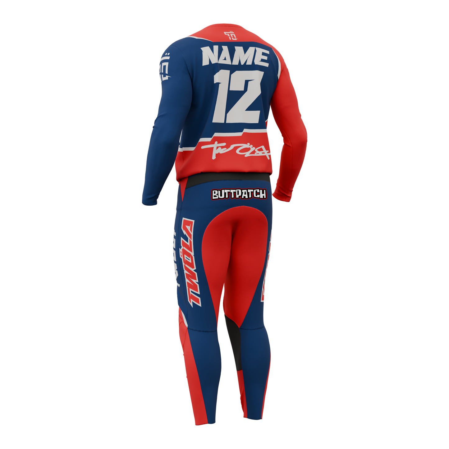 BREED BLUE WHITE RED