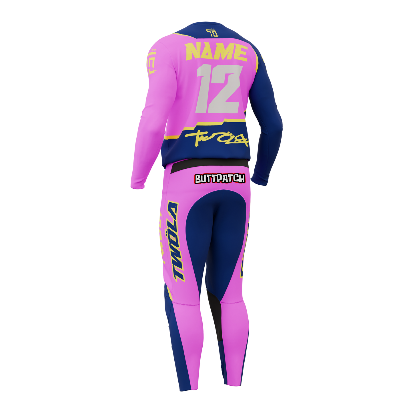 BREED BLUE PINK YELLOW